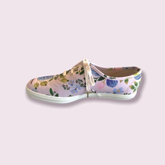 Keds Rifle Paper pink floral shoes 6.5 W - Picture 6 of 11